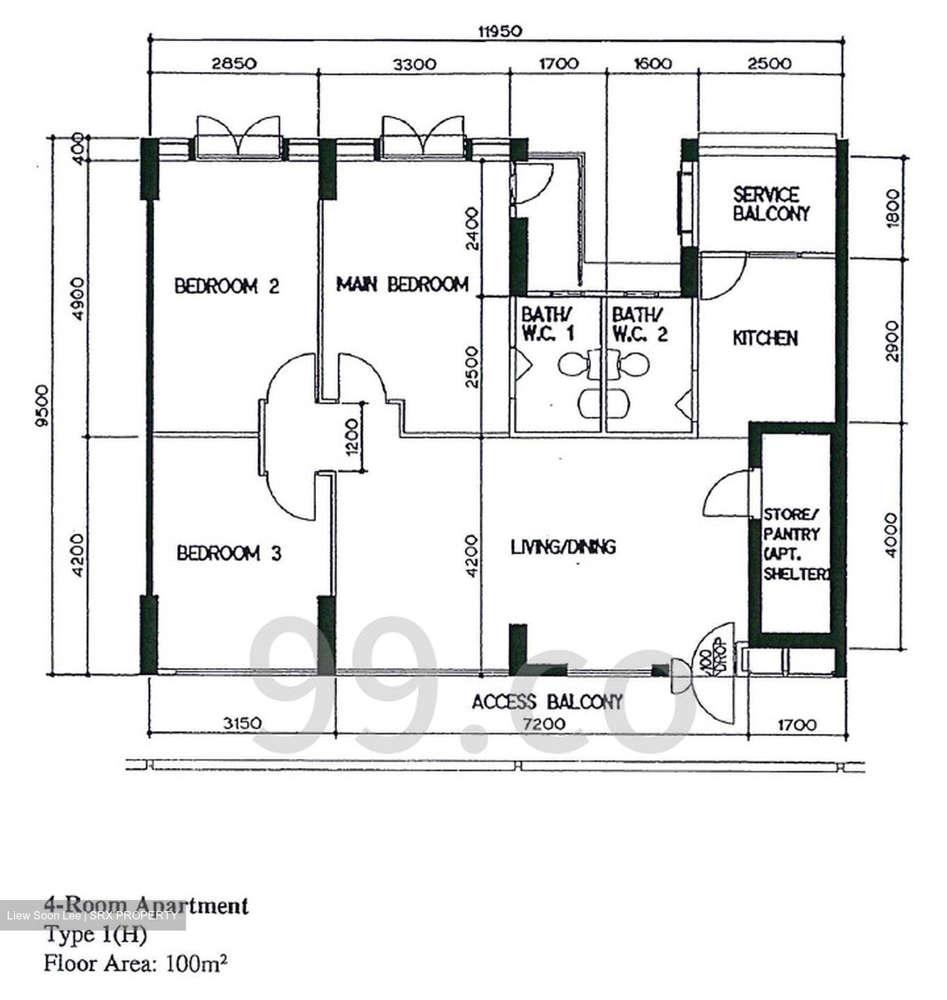 Blk 122 Toa Payoh View (Toa Payoh), HDB 4 Rooms #610404511